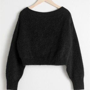 & other stories off shoulder sweater